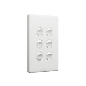 Excel Life 6Gang Switch - Choose Colour